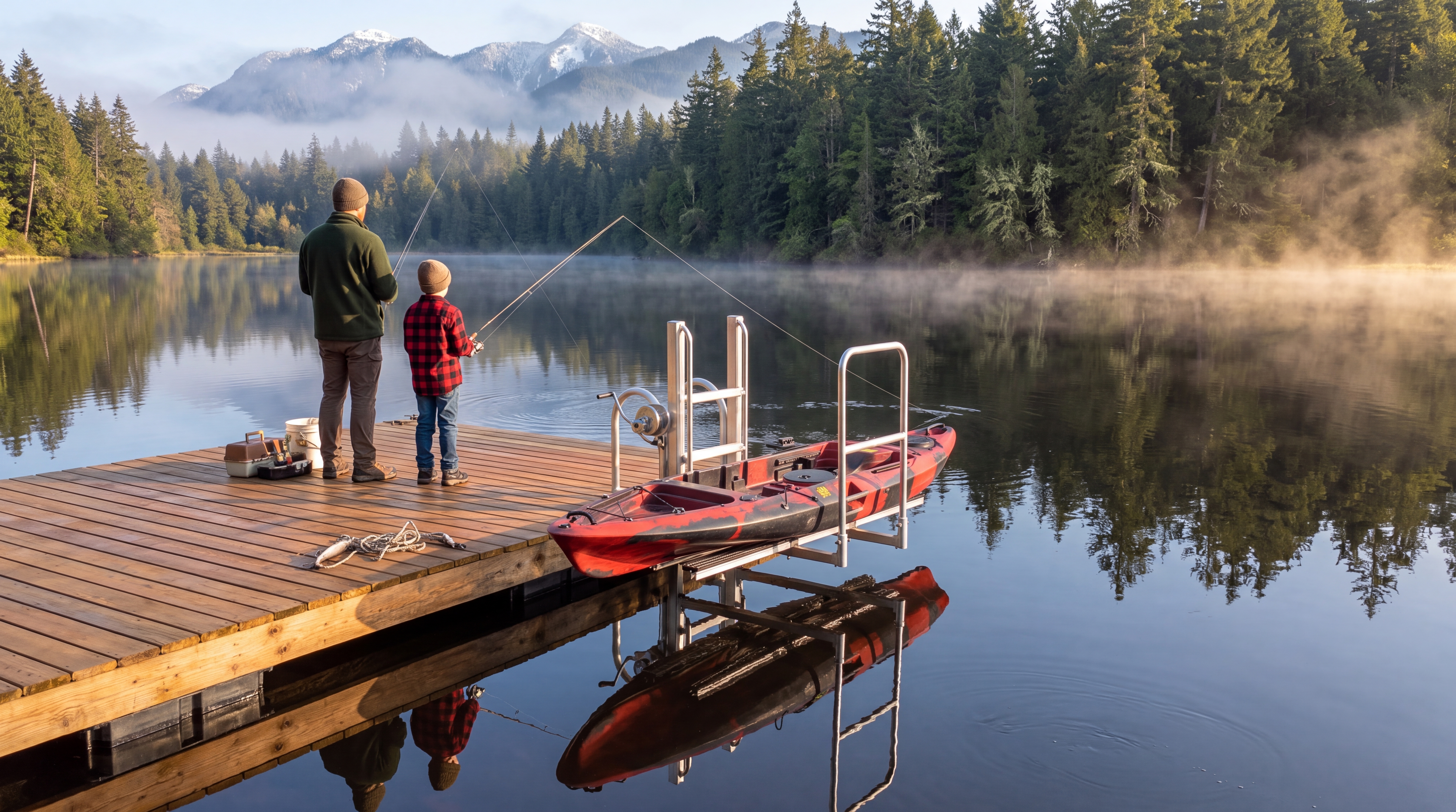 Kayak Launch Features