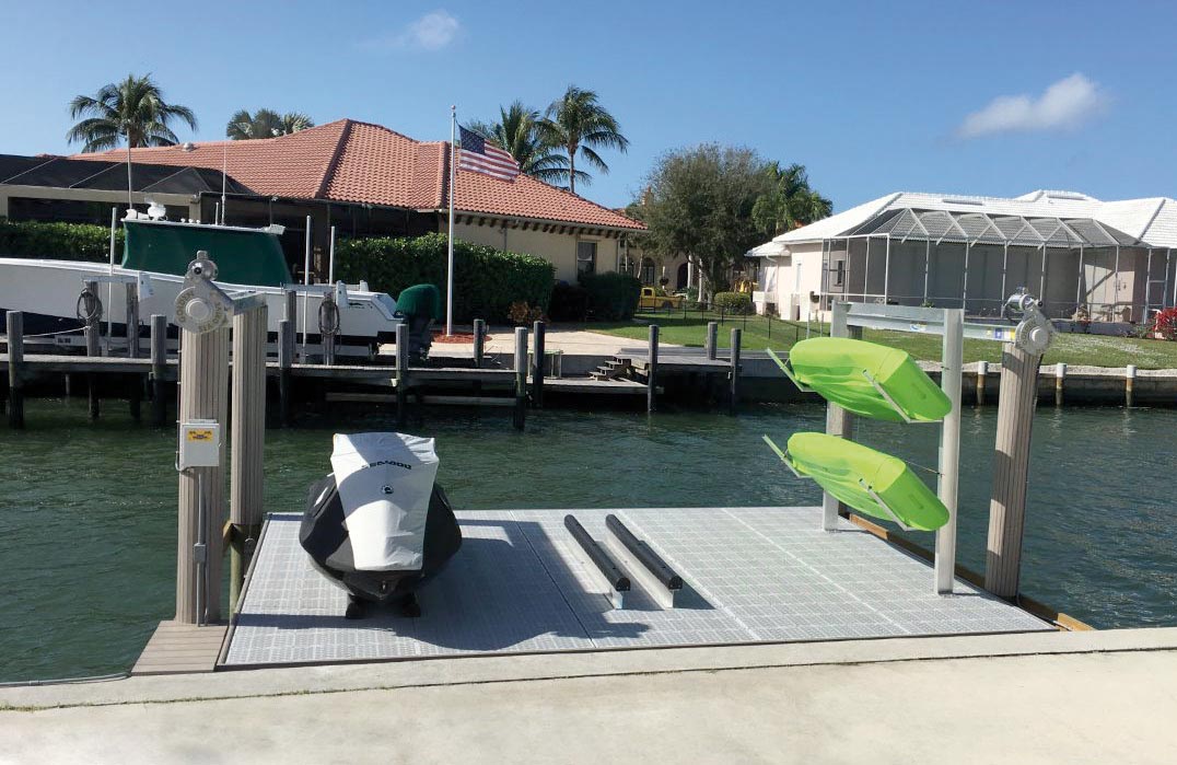 Deck Lifts Fort Myers, Naples Golden Boat Lifts