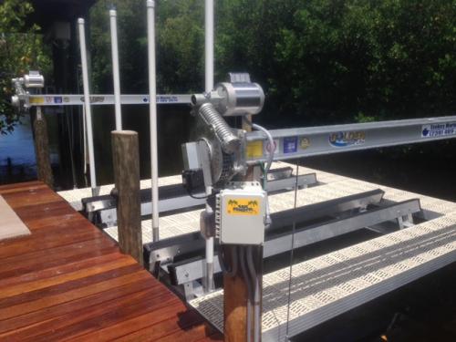 PWC Lift with decking.